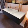 Mondiaz ERIN 120cm badmeubelset onderkast kleur Urban met 1 lade Wastafel RIDGE midden 1 kraangat kleur Linen ERIN12286 - Thumbnail 2