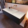 Mondiaz ERIN 120cm badmeubelset onderkast kleur Urban met 1 lade Wastafel RIDGE midden zonder kraangaten kleur Linen ERIN12283 - Thumbnail 2