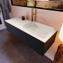 Mondiaz ERIN 120cm badmeubelset onderkast kleur Urban met 1 lade Wastafel RIDGE rechts 1 kraangat kleur Linen ERIN12288 - Thumbnail 2