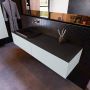 Mondiaz ERIN 150cm badmeubelset onderkast kleur Clay met 2 lades Wastafel RIDGE links zonder kraangaten kleur Urban ERIN10907 - Thumbnail 2