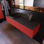 Mondiaz ERIN 150cm badmeubelset onderkast kleur Fire met 2 lades Wastafel RIDGE links zonder kraangaten kleur Urban ERIN11111 - Thumbnail 2