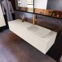 Mondiaz ERIN 150cm badmeubelset onderkast kleur Linen met 1 lade Wastafel RIDGE rechts 1 kraangat kleur Linen ERIN12329 - Thumbnail 2