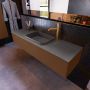 Mondiaz ERIN 150cm badmeubelset onderkast kleur Rust met 1 lade Wastafel RIDGE midden 1 kraangat kleur Dark grey ERIN11817 - Thumbnail 3