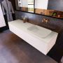 Mondiaz ERIN 150cm badmeubelset onderkast kleur Underlayment met 1 lade Wastafel RIDGE rechts zonder kraangaten kleur Linen ERIN12903 - Thumbnail 2