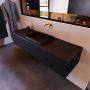 Mondiaz ERIN 150cm badmeubelset onderkast kleur Urban met 1 lade Wastafel RIDGE midden zonder kraangaten kleur Urban ERIN10793 - Thumbnail 2