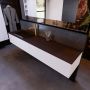 Mondiaz Badkamermeubelset Erin 200 cm met 2 Lades met RIDGE Wastafel Links Urban met 1 kraangat Greeploos Mat Carrara - Thumbnail 2