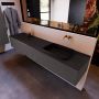 Mondiaz ERIN 200cm badmeubelset onderkast kleur Dark grey met 2 lades Wastafel RIDGE rechts zonder kraangaten kleur Urban ERIN11016 - Thumbnail 3