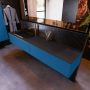 Mondiaz ERIN 200cm badmeubelset onderkast kleur Jeans met 2 lades Wastafel RIDGE links 1 kraangat kleur Urban ERIN11154 - Thumbnail 2