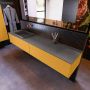 Mondiaz ERIN 200cm badmeubelset onderkast kleur Ocher met 2 lades Wastafel RIDGE links zonder kraangaten kleur Dark grey ERIN11933 - Thumbnail 2