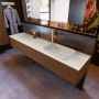 Mondiaz ERIN 200cm badmeubelset onderkast kleur Rust met 2 lades Wastafel RIDGE rechts 1 kraangat kleur Linen ERIN12583 - Thumbnail 3