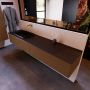 Mondiaz ERIN 200cm badmeubelset onderkast kleur Rust met 2 lades Wastafel RIDGE links zonder kraangaten kleur Urban ERIN11083 - Thumbnail 2