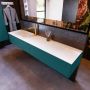 Mondiaz ERIN 200cm badmeubelset onderkast kleur Smag met 2 lades Wastafel RIDGE links 1 kraangat kleur Talc ERIN10474 - Thumbnail 2
