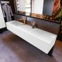 Mondiaz ERIN 200cm badmeubelset onderkast kleur Talc met 2 lades Wastafel RIDGE links 1 kraangat kleur Talc ERIN10032 - Thumbnail 2