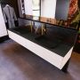 Mondiaz Badkamermeubelset Erin 200 cm met 2 Lades met RIDGE Wastafel Dubbel Urban met 2 kraangaten Greeploos Mat Underlayment - Thumbnail 2