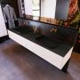 Mondiaz ERIN 200cm badmeubelset onderkast kleur Underlayment met 2 lades Wastafel RIDGE dubbel zonder kraangaten kleur Urban ERIN11425 - Thumbnail 2