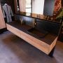 Mondiaz ERIN 200cm badmeubelset onderkast kleur Washed oak met 2 lades Wastafel RIDGE rechts 1 kraangat kleur Urban ERIN11461 - Thumbnail 2
