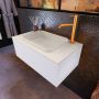 Mondiaz ERIN 80cm badmeubelset onderkast kleur Cale met 1 lade Wastafel RIDGE midden 1 kraangat kleur Linen ERIN12450 - Thumbnail 2