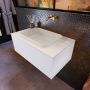 Mondiaz ERIN 80cm badmeubelset onderkast kleur Cale met 1 lade Wastafel RIDGE midden zonder kraangaten kleur Linen ERIN12449 - Thumbnail 2