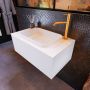 Mondiaz ERIN 80cm badmeubelset onderkast kleur Cale met 1 lade Wastafel RIDGE midden 1 kraangat kleur Talc ERIN10206 - Thumbnail 2