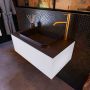 Mondiaz ERIN 80cm badmeubelset onderkast kleur Cale met 1 lade Wastafel RIDGE midden 1 kraangat kleur Urban ERIN10954 - Thumbnail 2