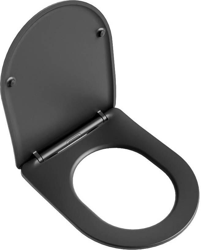 Mondiaz Lavie toiletzitting met softclose en quick release dark grey