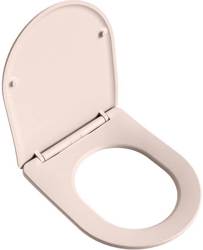 Mondiaz Lavie toiletzitting met softclose en quick release rosee