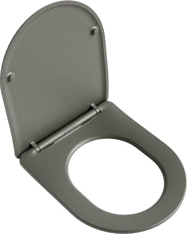 Mondiaz Lavie toiletzitting met softclose en quick release smoke