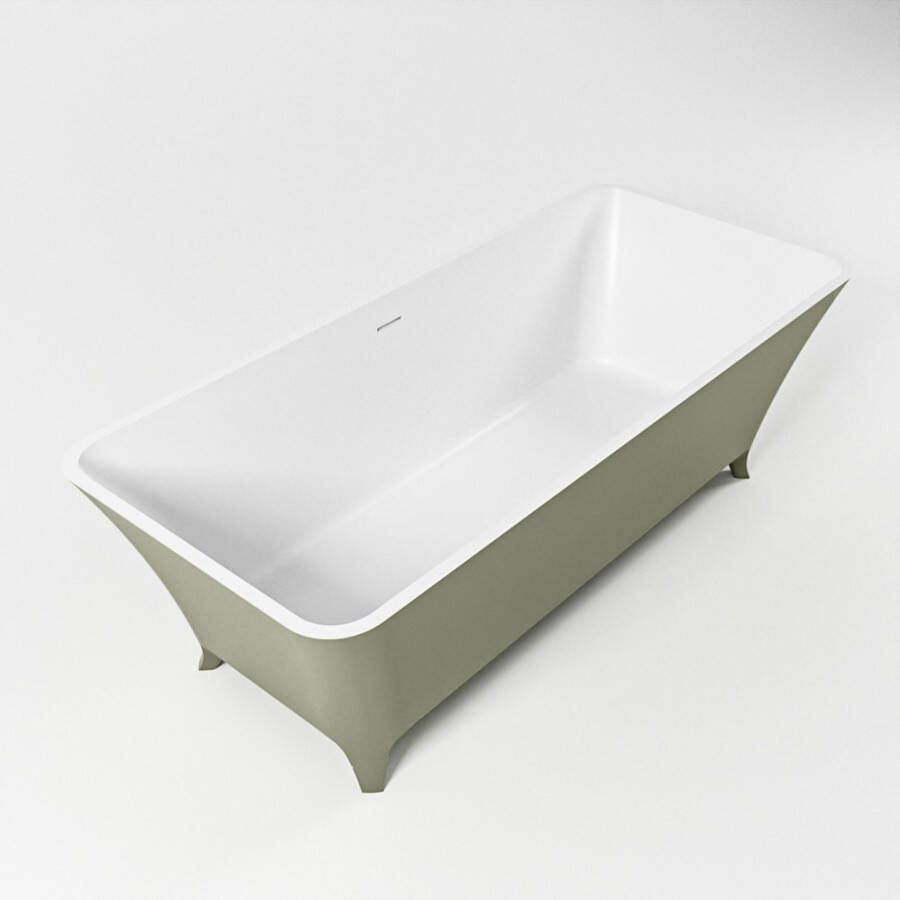 Mondiaz Lundy vrijstaand bad 170x75cm kleur army talc