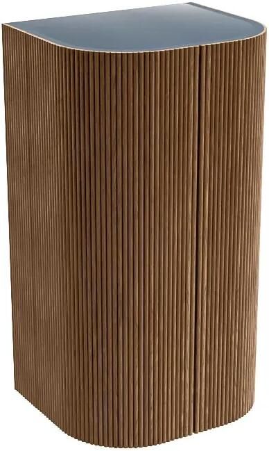 Mondiaz Kurve kolomkast met 2 deuren 45x37.5x80cm walnoot