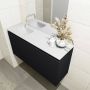 Mondiaz OLAN Toiletmeubel 100x30x40cm met 0 kraangaten 1 lades urban mat Wastafel Lex links Solid Surface Wit FK75342454 - Thumbnail 3
