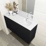 Mondiaz OLAN Toiletmeubel 100x30x40cm met 0 kraangaten 1 lades urban mat Wastafel Lex rechts Solid Surface Wit FK75342456 - Thumbnail 3