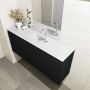 Mondiaz OLAN Toiletmeubel 120x30x40cm met 1 kraangaten 1 lades urban mat Wastafel Lex midden Solid Surface Wit FK75342457 - Thumbnail 3