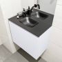 Mondiaz OLAN Toiletmeubel 60x30x40cm met 0 kraangaten 1 lades cale mat Wastafel Lex midden Solid Surface Zwart FK75342991 - Thumbnail 3