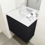 Mondiaz OLAN Toiletmeubel 60x30x40cm met 0 kraangaten 1 lades urban mat Wastafel Lex links Solid Surface Wit FK75342442 - Thumbnail 3