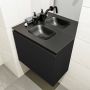 Mondiaz OLAN Toiletmeubel 60x30x40cm met 0 kraangaten 1 lades urban mat Wastafel Lex midden Solid Surface Zwart FK75342788 - Thumbnail 3