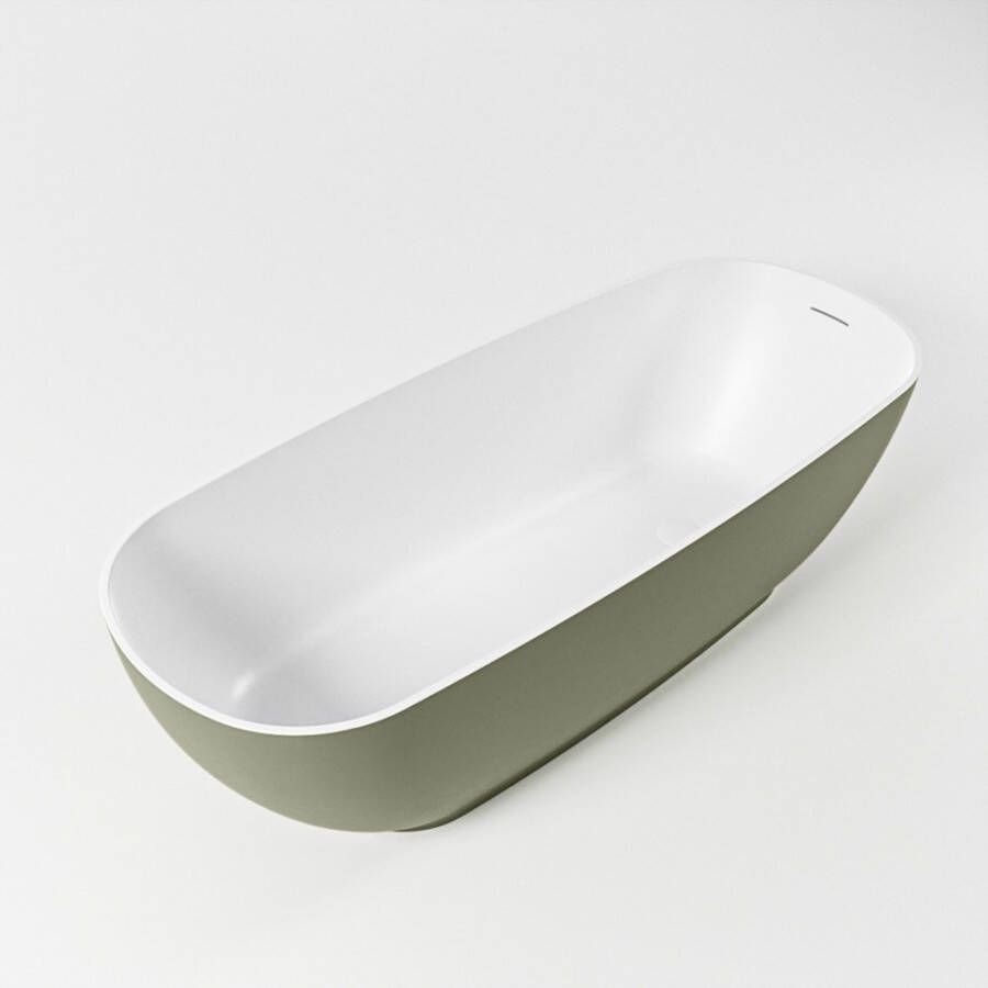 Mondiaz Rock vrijstaand bad 170x70cm kleur army talc