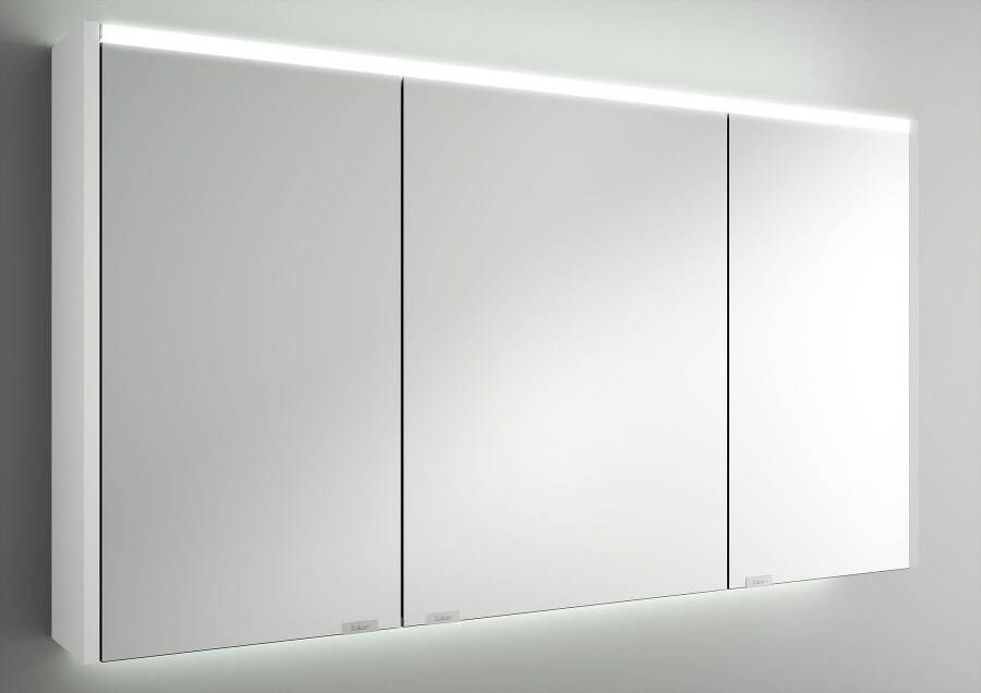 Muebles Ally spiegelkast met verlichting bovenkant 122x66cm wit