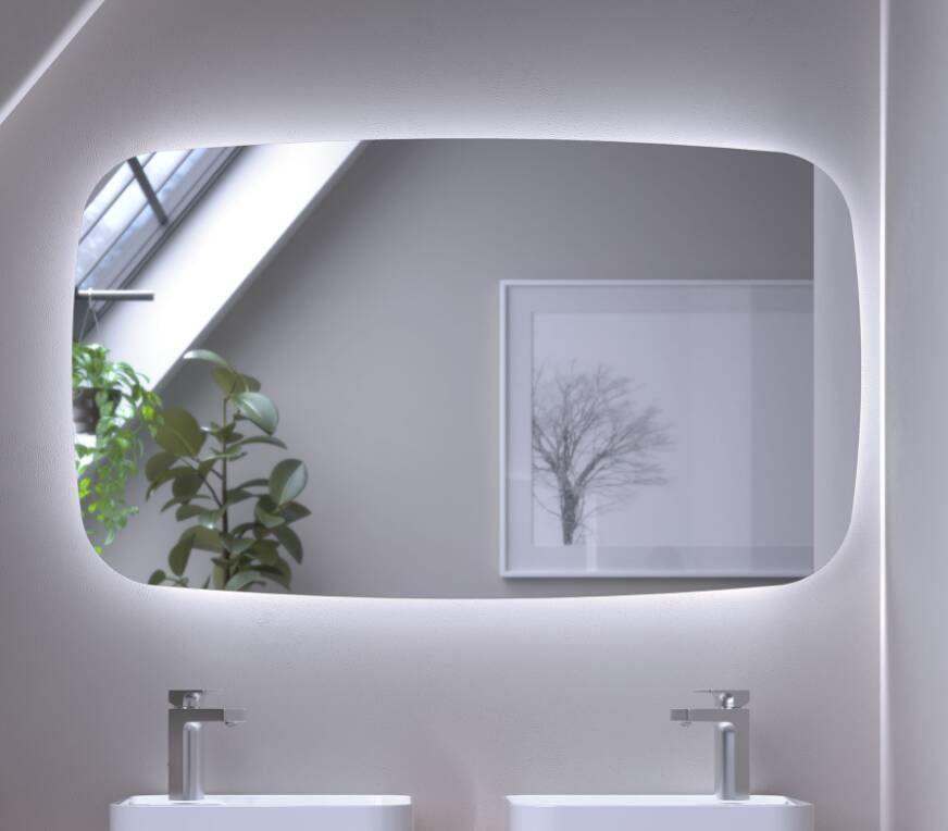 Muebles Louis ovale spiegel met LED-verlichting 60x90cm