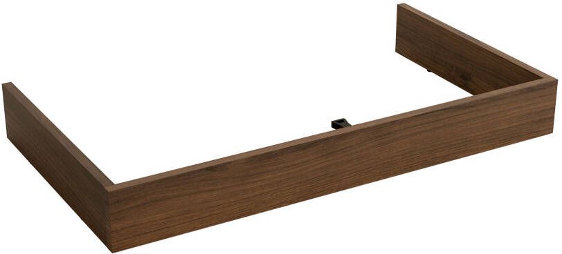 Muebles plint voor badkamermeubel 100cm walnoot