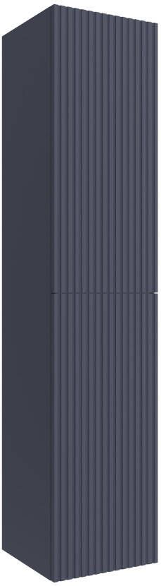Muebles Raya kolomkast ribbelfront 160cm marine blauw