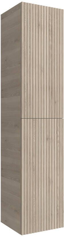 Muebles Raya kolomkast ribbelfront 160cm naturel eiken