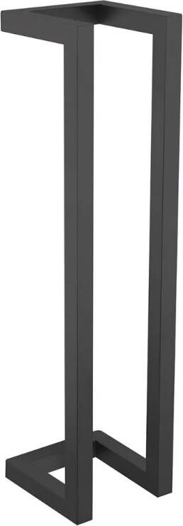Mueller Black handdoekrek 12 5x50cm zwart mat
