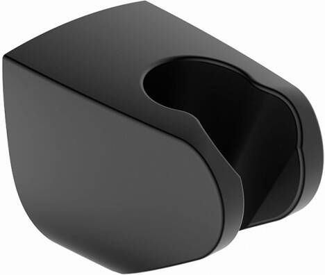 Mueller Black kunststof handdouchehouder wand mat zwart