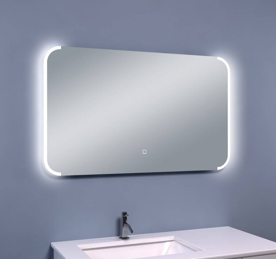 Mueller Brac dimbare LED spiegel met spiegelverwarming 100x60cm