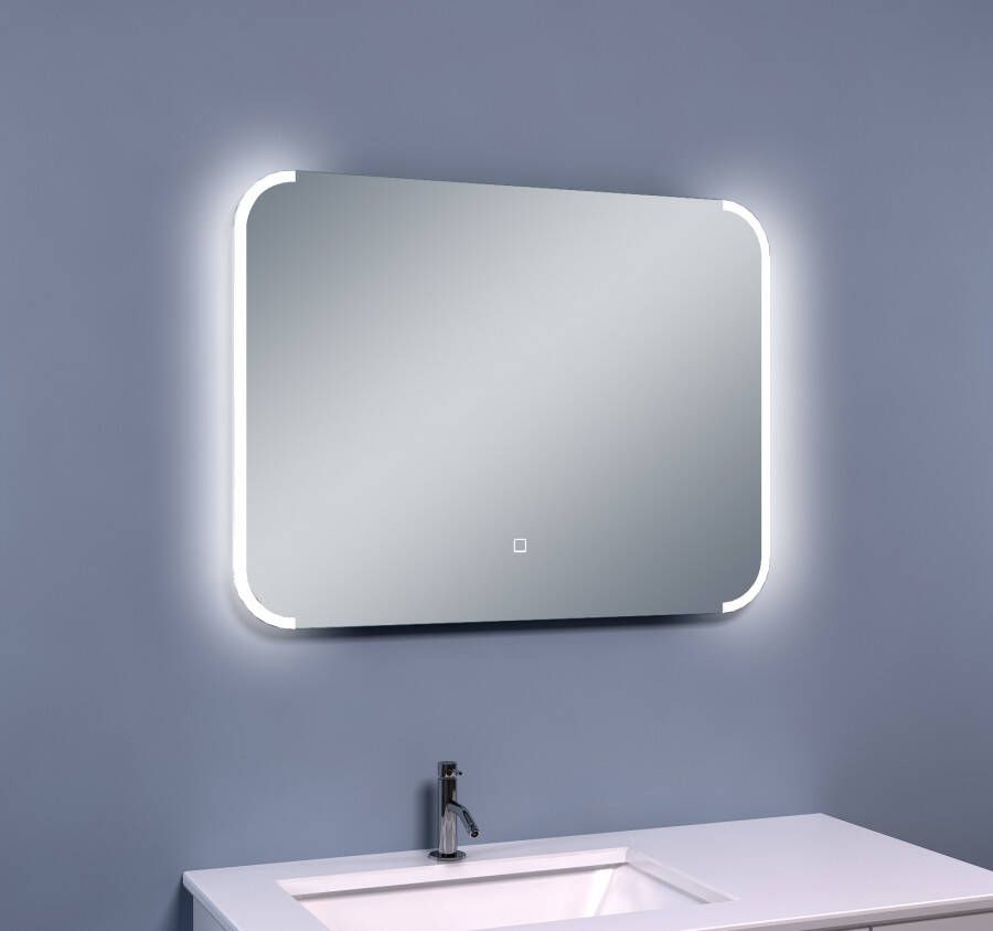 Mueller Brac dimbare LED spiegel met spiegelverwarming 80x60cm