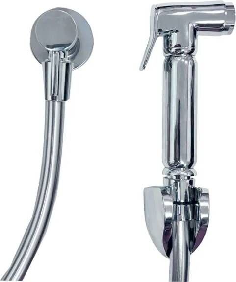 Mueller Complete set knijp handdouche+slang+hoekstopkraan