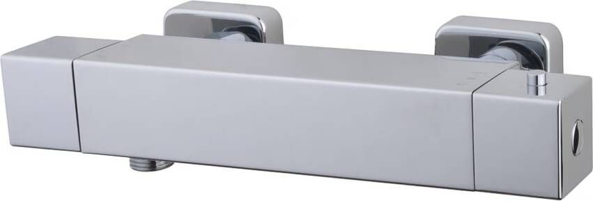 Mueller Cube thermostatische douchemengkraan chroom