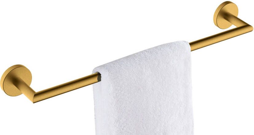 Mueller Hilton handdoekrek geborsteld messing