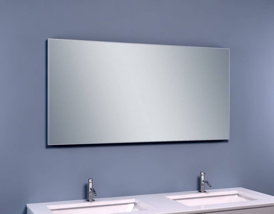 Mueller Lida spiegel met aluminium omlijsting 120x60cm
