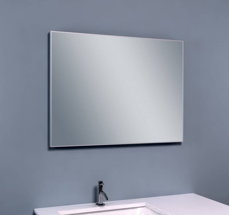 Mueller Lida spiegel met aluminium omlijsting 80x60cm